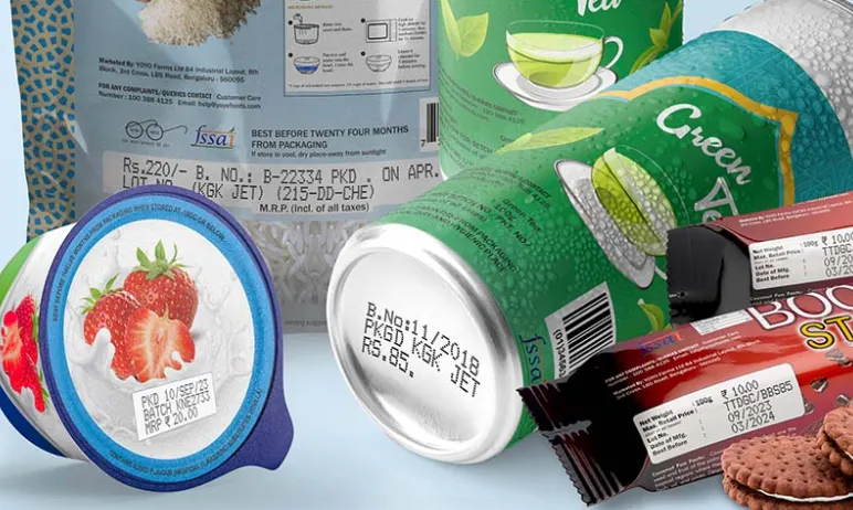 Food & Beverage Laser Marking Solution | Packaging Date Code Marking Machine