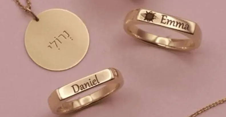 Gold Laser Marking