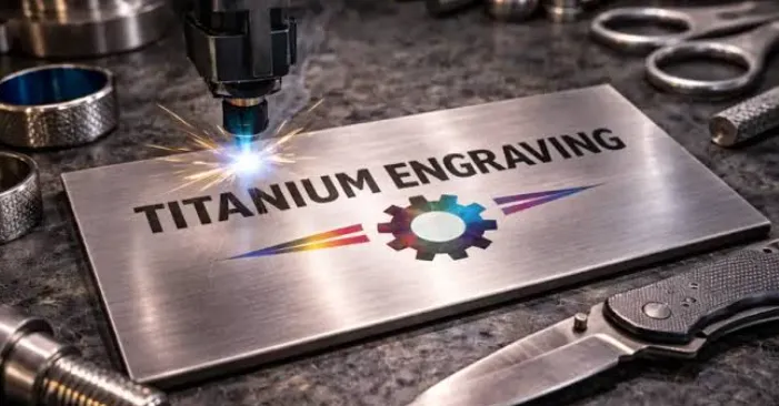 Titanium Laser Marking Machine | Fiber Laser Engraving Titanium Parts