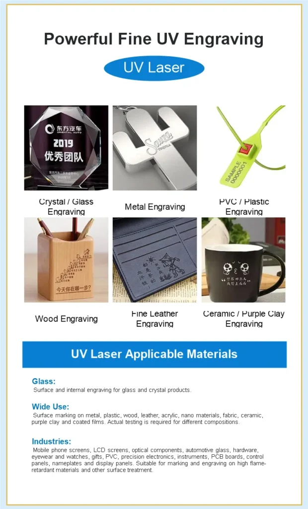 UV Laser Marking Machine UV Laser Marking Machine