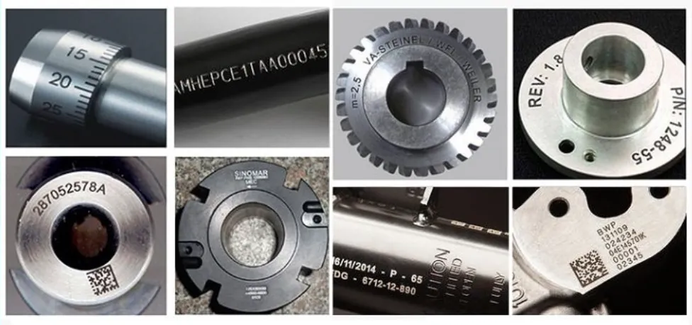 fiber laser marking machine engraving stainless steel
