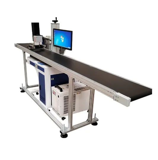 100W Fiber Laser Marking Machine 100W Fiber Laser Marking Heavy Machinery Parts