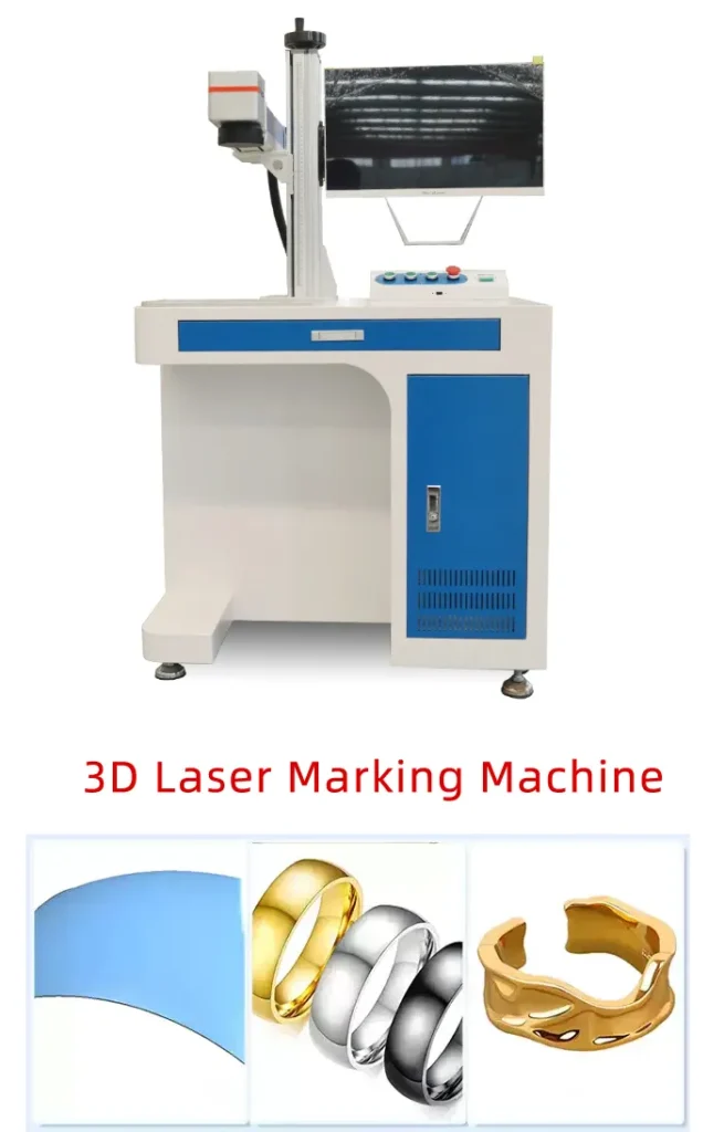 3D Laser Marking Machine 3D Fiber Laser Marking Machine for Curved and Irregular Surfaces