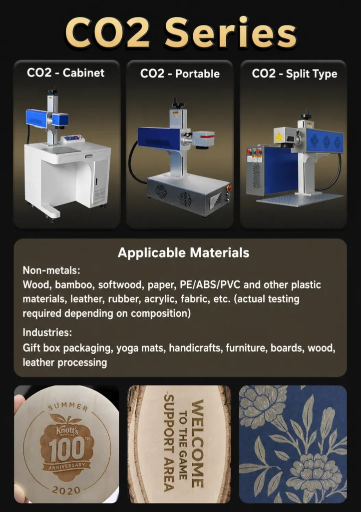 CO2 Laser Marking Machine For Plastic CO2 Laser Marking Machine For Plastic