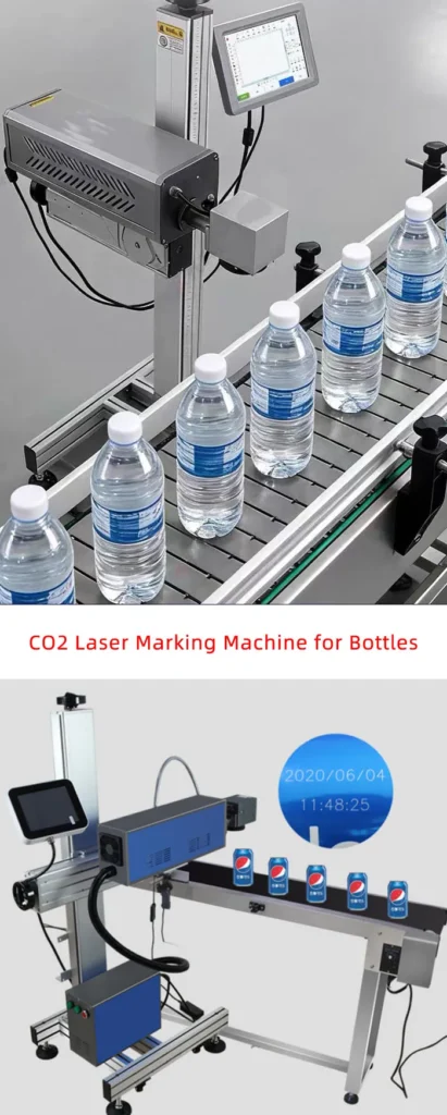 CO2 Laser Marking Machine for Glass and Plastic Bottles