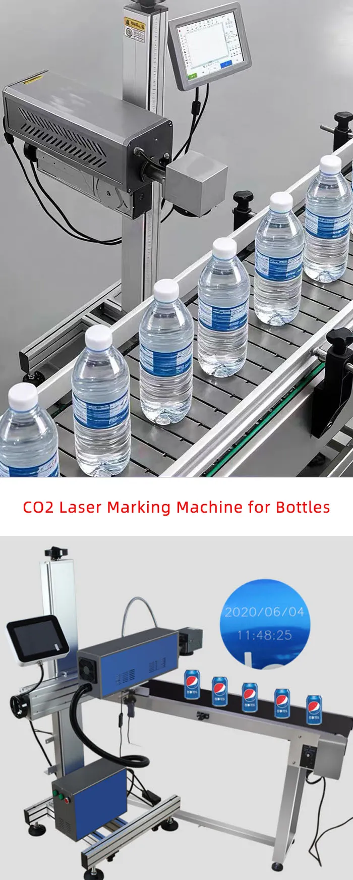 CO2 Laser Marking Machine for Bottles