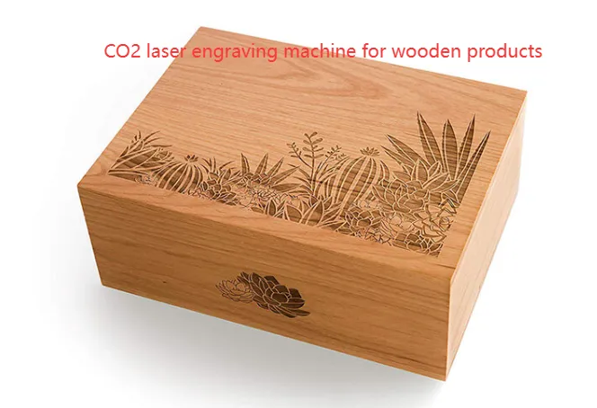 CO2 laser engraving machine for wooden products