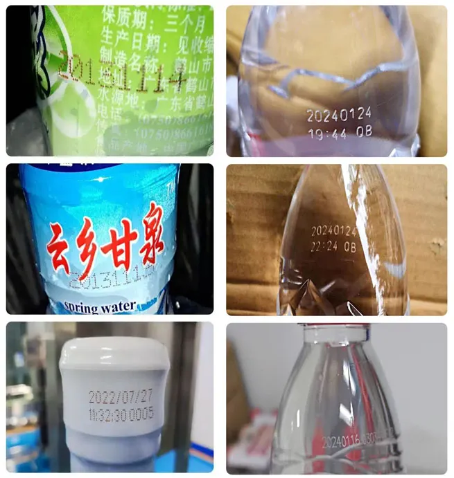 CO2 laser marking machine for plastic bottles