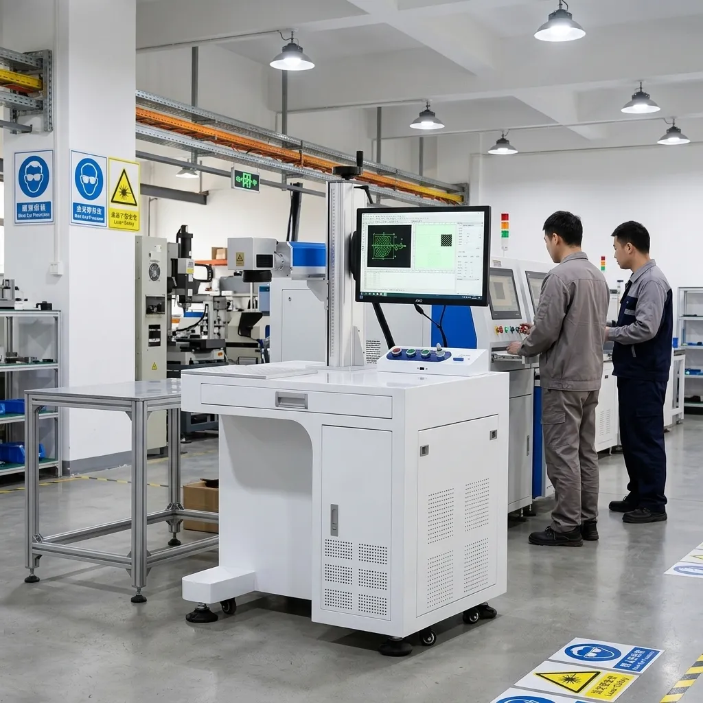 High Power Fiber Laser Engraving Machine For Metal