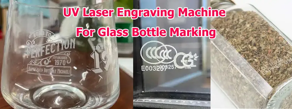 UV Laser Engraving Machine For Glass Bottle Marking