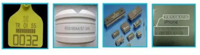 UV laser marking on engineering plastic