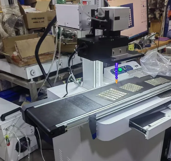 UV laser marking on engineering plastic components