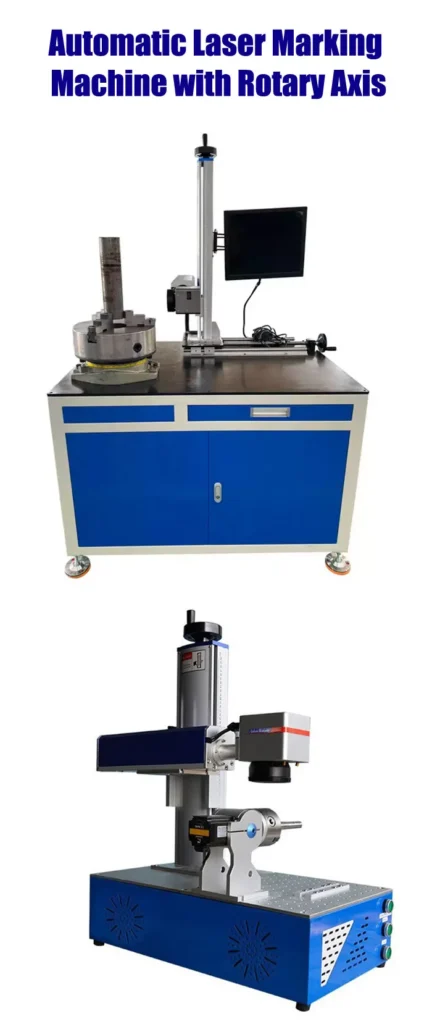 Automatic Laser Marking Machine with Rotary Axis