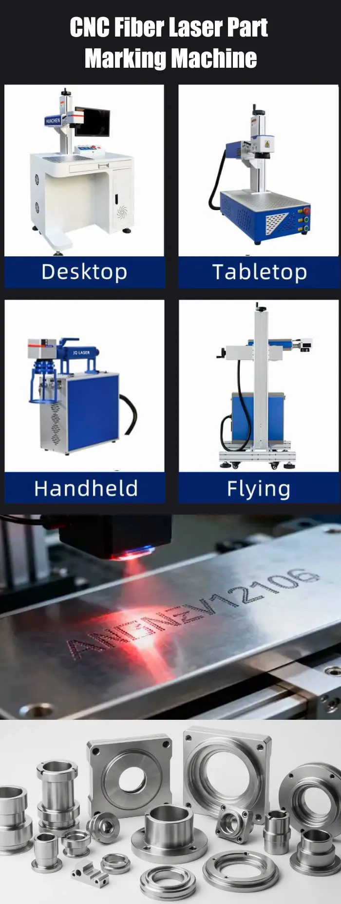 CNC Fiber Laser Part Marking Machine for Metal Components