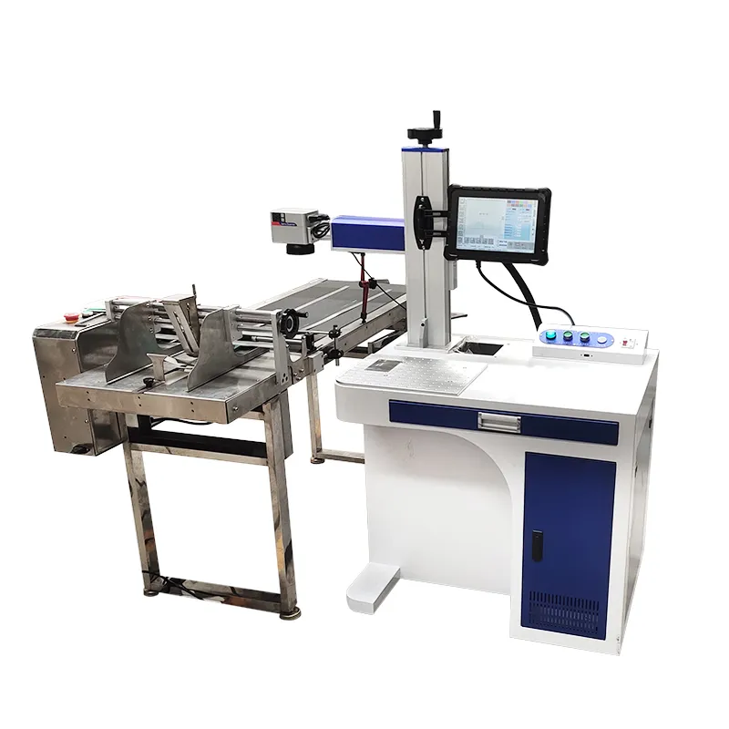 automatic laser marking machine with conveyor