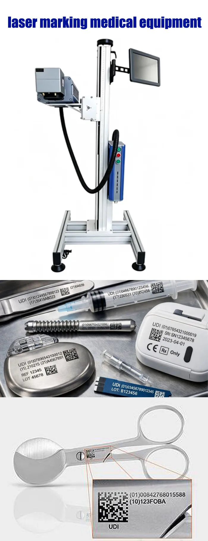 Can Laser Marking on Medical Equipment Support UDI, DataMatrix & High-Contrast Marking? Can Laser Marking on Medical Equipment Support UDI, DataMatrix & High-Contrast Marking?