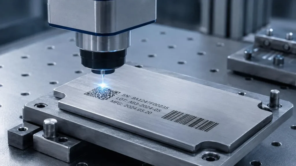 Split-Type Fiber Laser Markers for Metal Fabrication Shops Split-Type Fiber Laser Markers for Metal Fabrication Shops Marking results on metal parts