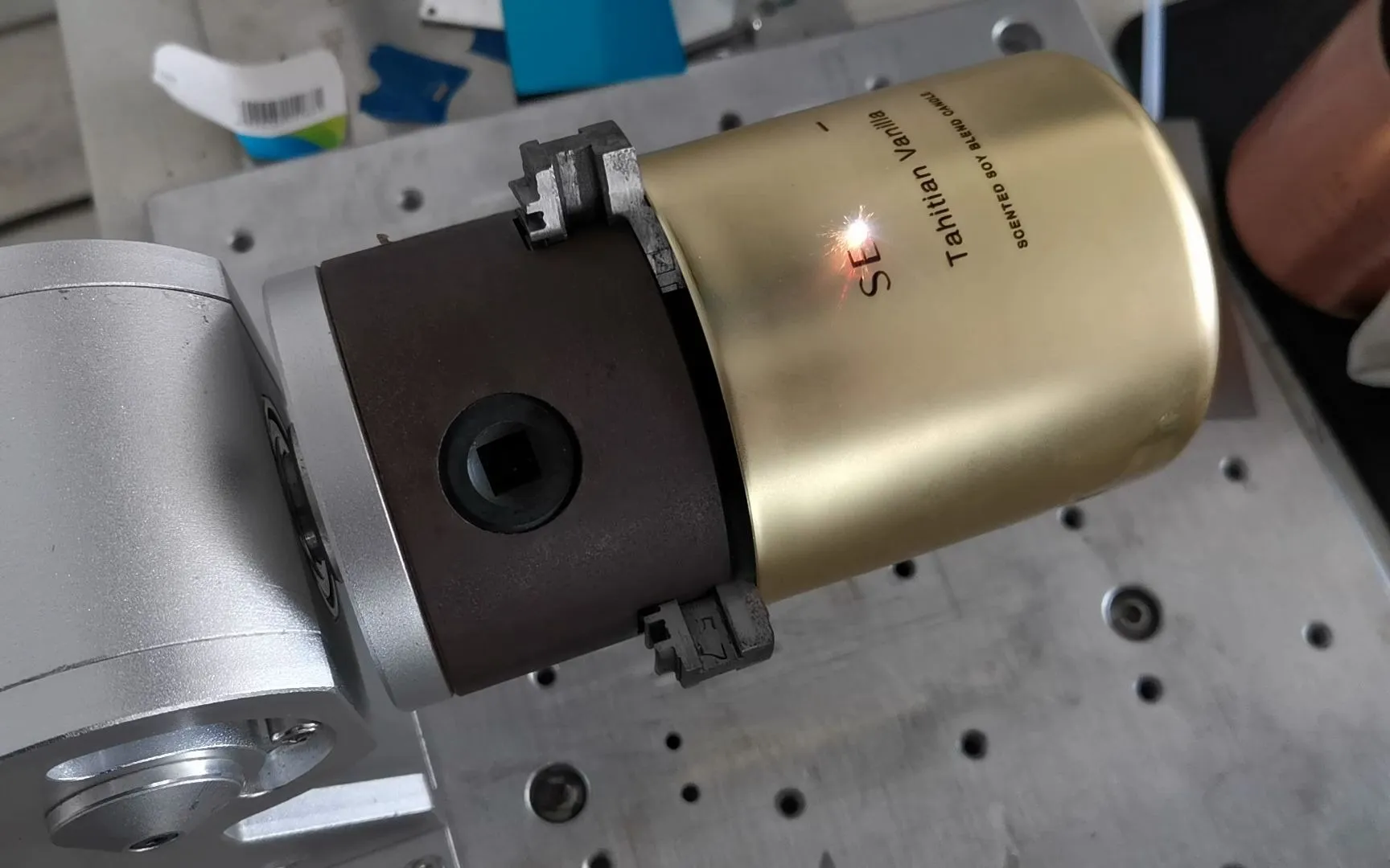 cylindrical metal laser marking
