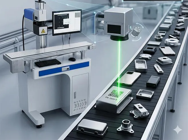 industrial laser marking machine for production line