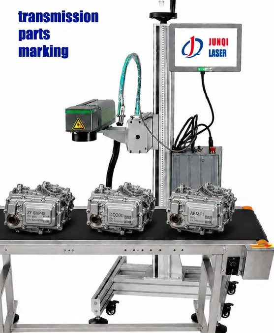 Transmission Parts Marking with Fiber Laser transmission parts marking